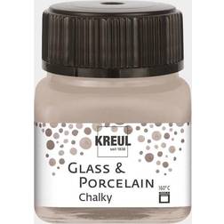 Kreul Glas- und Porzellanfarbe Chalky, Noble Nougat