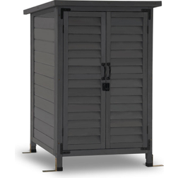 Mcombo Outdoor Wood Cabinet, Tool Shed Double doors, Outside (Building Area )