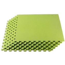We Sell Mats 24" L x 24" W x 0.375" Foam Tile Foam in Green, Size 0.375 H in Wayfair 24LMG1-10M