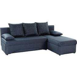 Poco Functional Corner Dark Blue Sofa 191cm 3-Sitzer