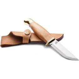 Øyo Jotunheimen Knife W/Leather Sheath Olive/Beige Jagtkniv