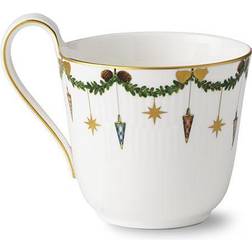 Royal Copenhagen Star Fluted Christmas Mug 11.159fl oz