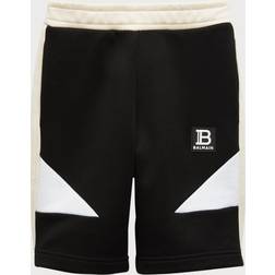 Balmain Black Jersey Logo Shorts year