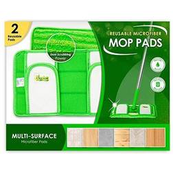 Reusable pads compatible with swiffer sweeper mops washable microfiber mop pad