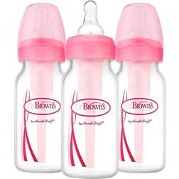 Dr. Brown's Narrow Baby Bottle,Pink,8oz