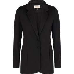 Freequent Nanni Fitted Long Blazer - Black
