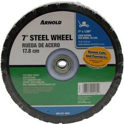 Arnold Diamond Tread Steel Wheel