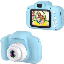 Wasserstein Dartwood 1080p kids digital camera color display screen 32gb w/ sd card blue