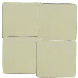 Square Gas Stovetop Burner Cover Set of 4 Almond