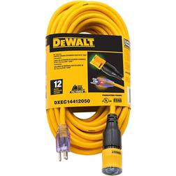 Dewalt 50' 12/3 lock ext cord -dxec14412050