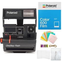 Polaroid 600 Red Stripe Instant Film Camera with Instant Film and Film Kit