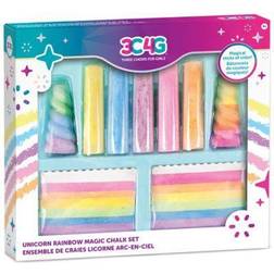 Three Cheers For Girls Unicorn Rainbow Magic Chalk 9 Piece Set, One Size, Multiple Colors Multiple Colors
