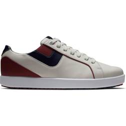 FootJoy Women's Links Spikeless Golf Shoes 7019041- Bone/Burgundy/Navy