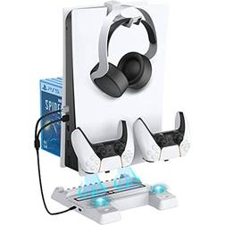 NexiGo ps5 accessories stand with cooling station 5 digit