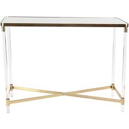 Deco 79 Metal Rectangle Console Table 19x44"