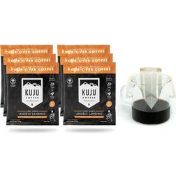 Kuju Coffee Premium Single-Serve Pour Over Coffee Ethically Sourced, Specialty Grade, Angels Landing, Light