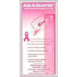 Designs Pink 6" Add-A-Quarter Ruler