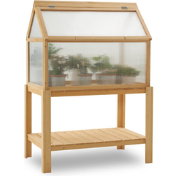 Cold Frame Greenhouse, Portable Raised Potted Plant Protection Box
