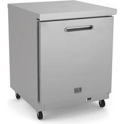 Kelvinator One Door Reach-in Undercounter Self-Contained Rear Mounted R600a Hydrocarbon Silver, Gray