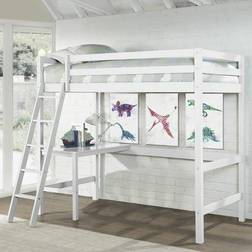Hillsdale Furniture Kids and Teen Caspian Wood Twin Loft Bed