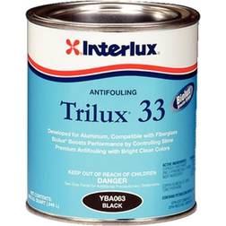 Interlux Trilux 33 Antifouling Quart Metal Paint Black, White