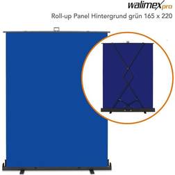 Walimex Pro Roll-up Panel Hintergrund blau 165x220 23208