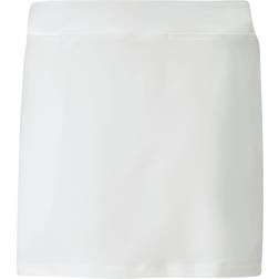 Puma Kid's Knit Golf Skirt - Bright White (539787-01)