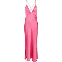Neo Noir Jolly Heavy Sateen Dress - Pink