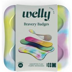 Welly Bravery Badges Assorted Colorwash 48-pack