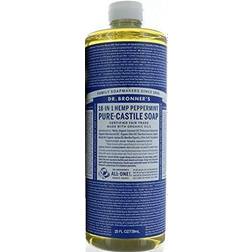 Bronner Hemp Peppermint Pure Castile Oil Made With Organic Oils Certified - 25