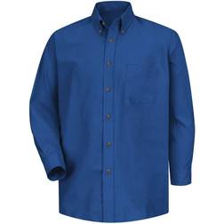 Red Kap Men's Poplin Dress Shirt - Royal Blue