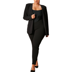 Fashion Nova Payin' It Forward Blazer Set - Black