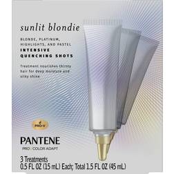 Pantene sunlit blondie intensive quenching shots treatment 3 pk