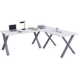 VCM Lona 190x160x50 X-Füße Schreibtisch