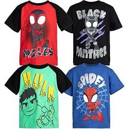 Marvel Spider-Man Spidey and His Amazing Friends Little Boys Pack T-Shirt red/Blue/Black/Green