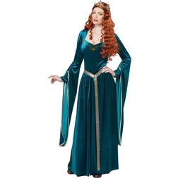 California Costumes Lady Guinevere Teal Women's Green