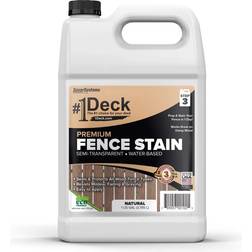 #1 Deck Premium Wood Fence Stain Semi-Transparent Fence Sealer