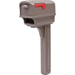 Architectural Mailboxes Gentry Classic Post Mount Mocha