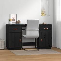 vidaXL with Cabinets Writing Desk