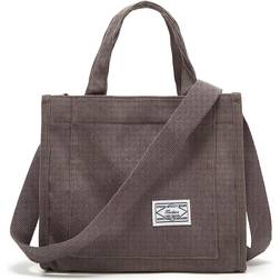 Niction Small Corduroy Fashion Crossbody Bag - Grey