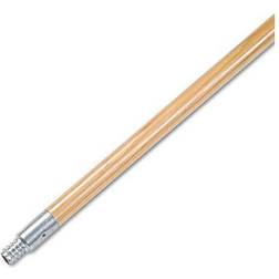 Boardwalk Metal Tip Threaded Hardwood Broom Handle 1' Long