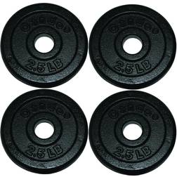 Cando 10-0601-4 Iron Disc Weight Plate, 10 lb
