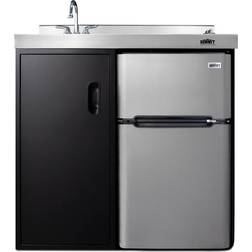 Summit Appliance 36 Compact Black, Black Stainless Steel