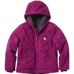 Carhartt Girl's Sierra Sherpa-lined Jacket - Plum Caspia