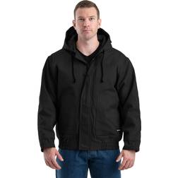 Berne Men's FR Hooded Jacket, Regular, Black