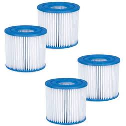 Summer Waves p57000102 replacement type d pool and spa filter cartridge 4 pack
