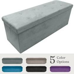 Sorbus Collapsible Chest Storage Bench