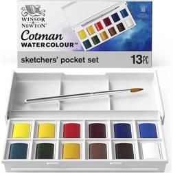 Winsor & Newton Cotman Watercolours Sketchers' Pocket Set 13-pack
