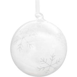 Magnor Christmas Bauble with Snow Star Julepynt 12cm