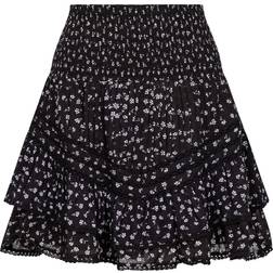 Neo Noir Atkin Twinkle Flower Skirt - Black